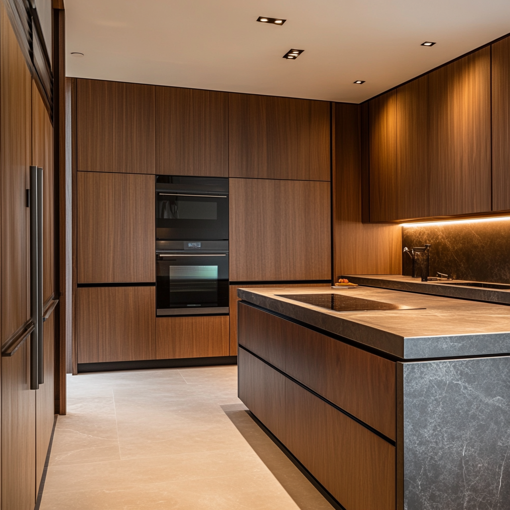 Small house kitchen with smart storage design
