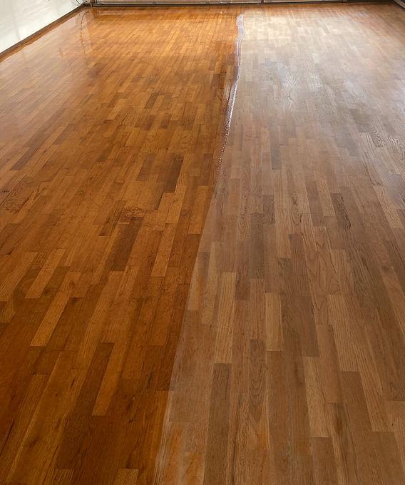 Luxury wooden floor finish in modern house