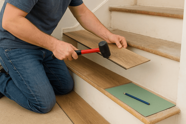 Luxury wooden floor finish in modern house