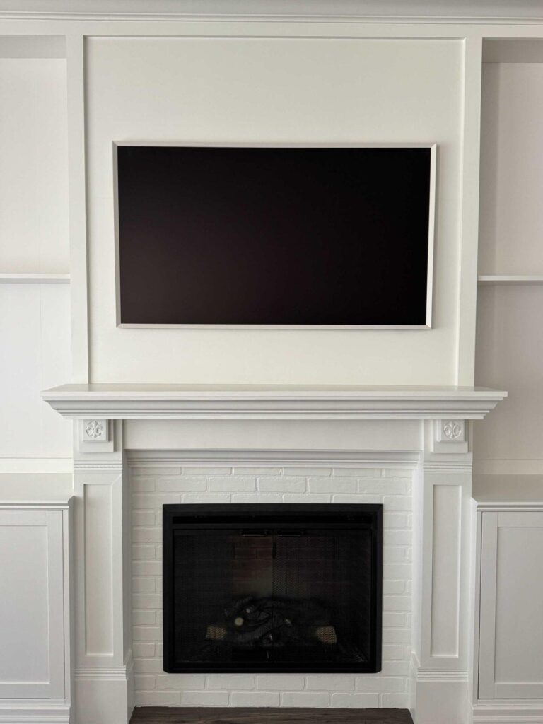 Modern TV unit design for living room interior
